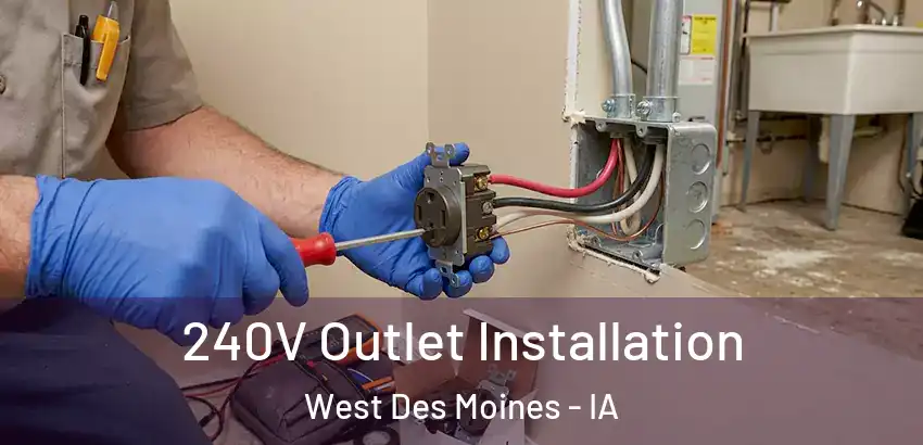 240V Outlet Installation West Des Moines - IA