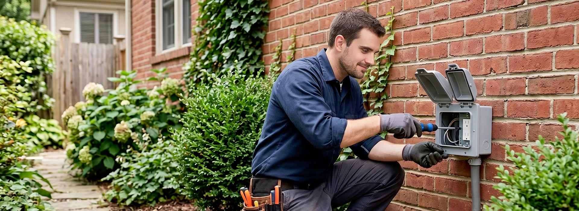 Outdoor Outlet Installation
