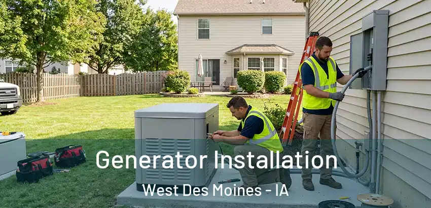 Generator Installation West Des Moines - IA