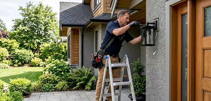Outdoor and Exterior Light Fixture Installation in West Des Moines