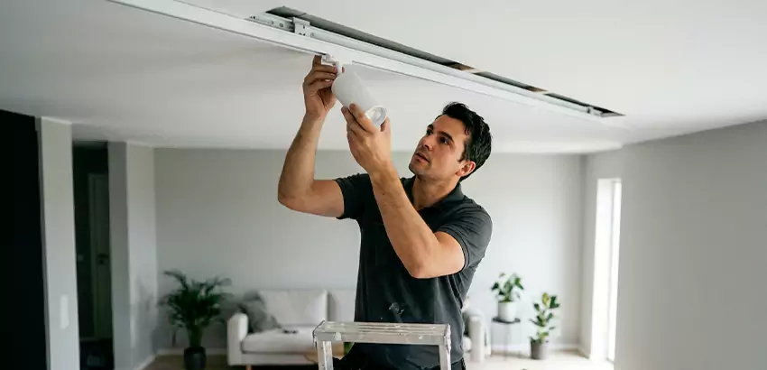 Recessed Track Lighting Installation in West Des Moines