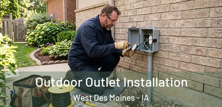  Outdoor Outlet Installation West Des Moines - IA