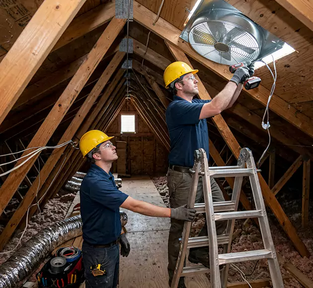 Professional Attic Fan Installation: Your Local Ventilation Team in West Des Moines, IA