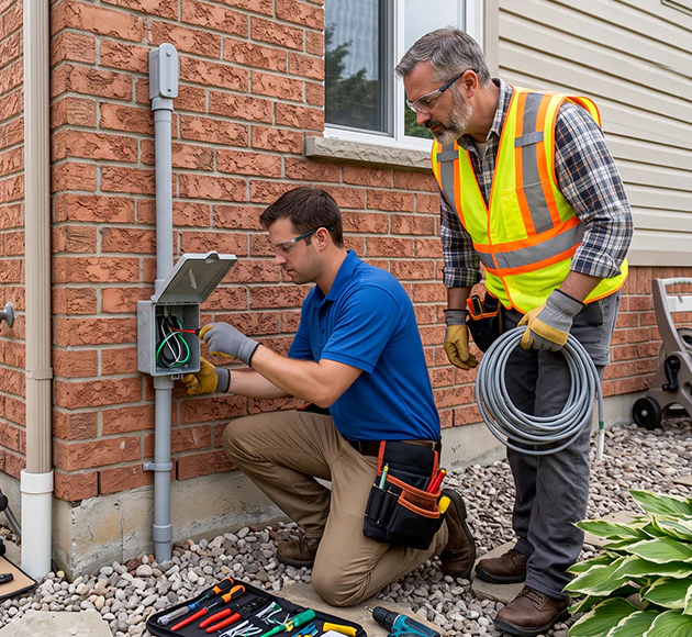 Professional Outdoor Outlet Installation: Your Local Exterior Wiring Team in West Des Moines, IA